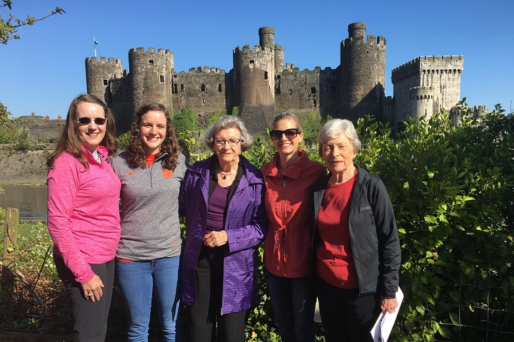 On tour with Boutique Tours of Wales at Conwy Castle